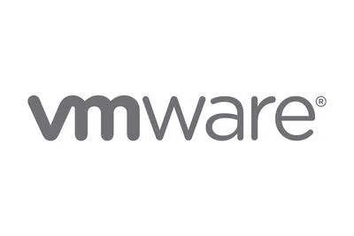 Logo von vmware, grauer Schriftzug in Kleinbuchstaben