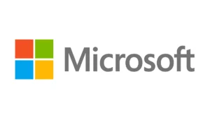 Logo von Microsoft mit vierfarbigem Fensterraster