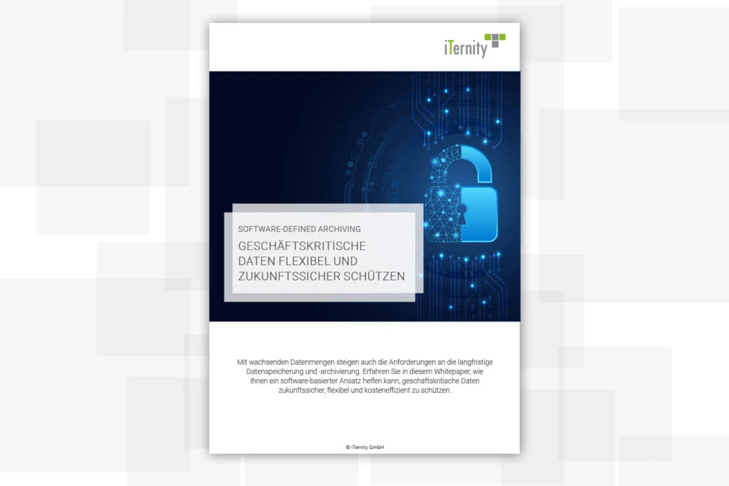 Whitepaper Software-Defined Archiving zur modernen und revisionssicheren Datenarchivierung.