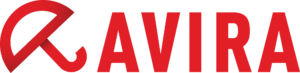 Avira logo with red umbrella symbol and wordmark