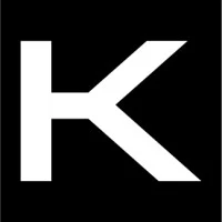 Logo of Kunsthaus Zürich, white K on a black square