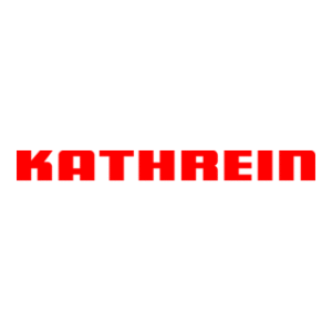 Kathrein logo in red block letters