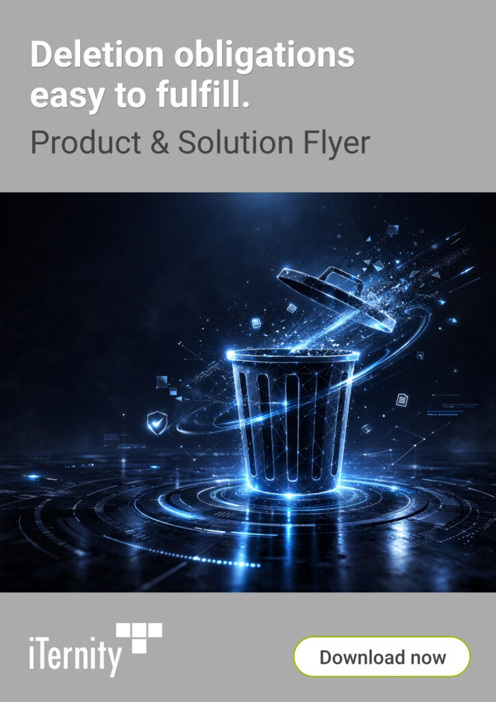 Flyer title: “Easily Fulfill Your Fire Safety Obligations” with a digitally illuminated trash can
